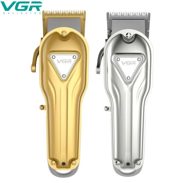 

vgr new professional hair clipper men metal waterproof electric hair clipper barber rechargeable high power styling tool set
