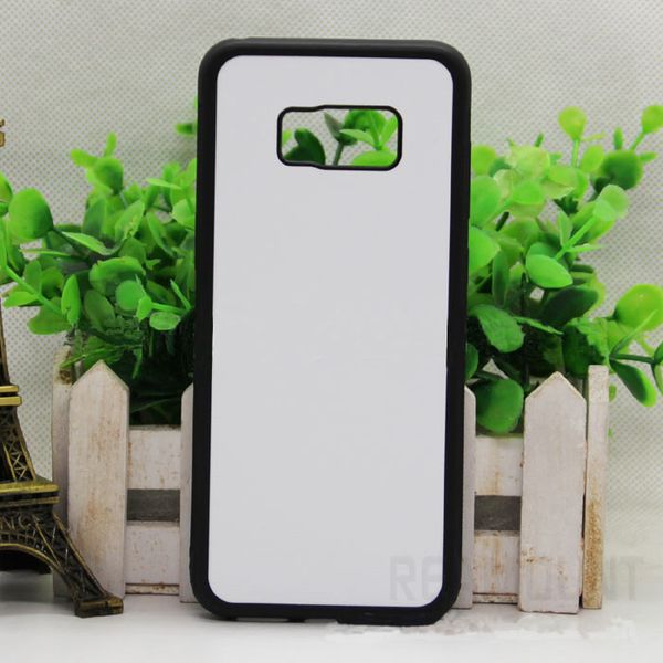 

2d tpu+pc insert case for samsung plus s8 phone heat press sublimation blank metal case customized diy printing s8 + jtaep