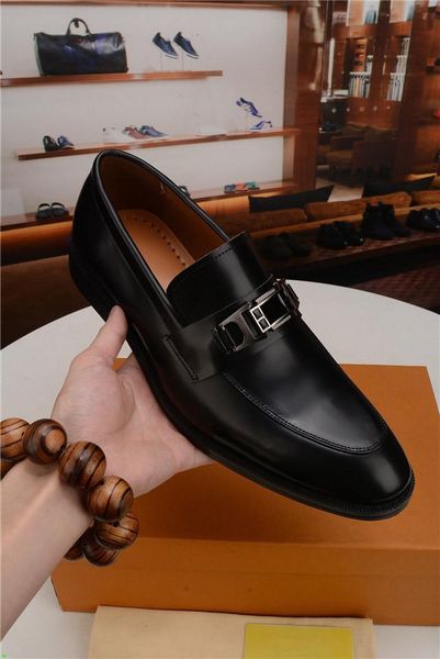 

loafers men shoes office coiffeur slip on men dress shoes business shoes designer men classic zapatos de hombre de vestir formal ayakkabi, Black