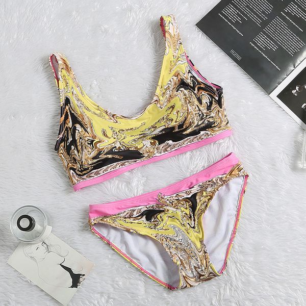 

letter bikini split dahong swimsuit factory