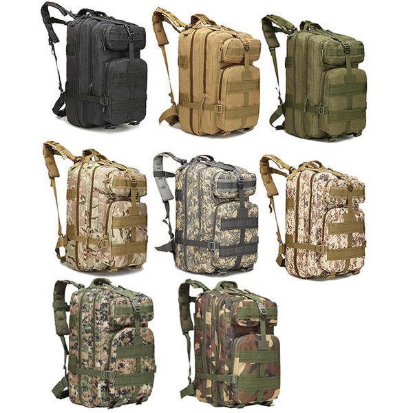 Oudor atualizou 3p 40l Camuflage Tactical Backpack Bag Rucksack Knapsack Assault Combatcamo No11-002