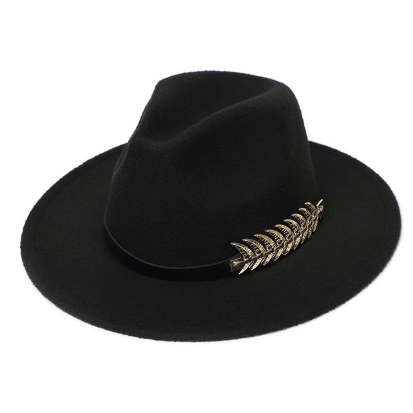 

mens fedora hat wool felt woman winter gentleman church hat autumn classic jazz hats women 2020, Black;white
