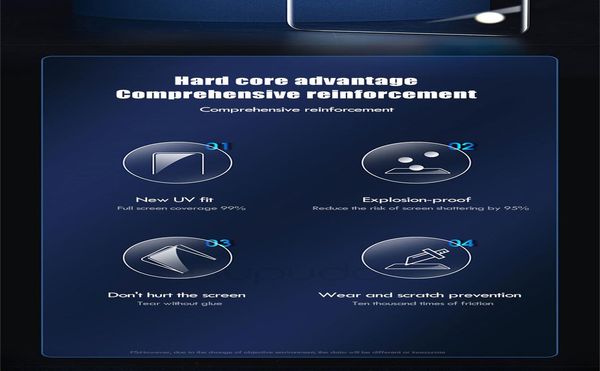 

uv tempered glass for samsung galaxy s9 s8 s10 s20 ultra plus liquid screen protector for samsung note 8 9 10 s8 wmtttf