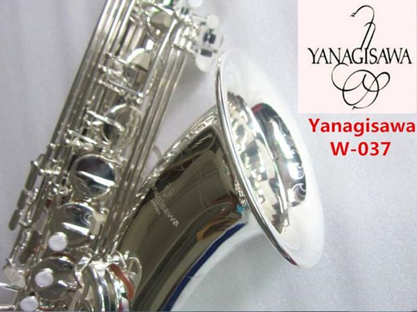

new professional yanagisawa w037 silver tenor saxophone bb saxopfone tenor musical instruments super play sax mouthpiece with case