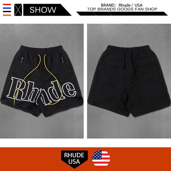 

tide brand rhude beach pants rhude x path rh new york exclusive shorts, Black