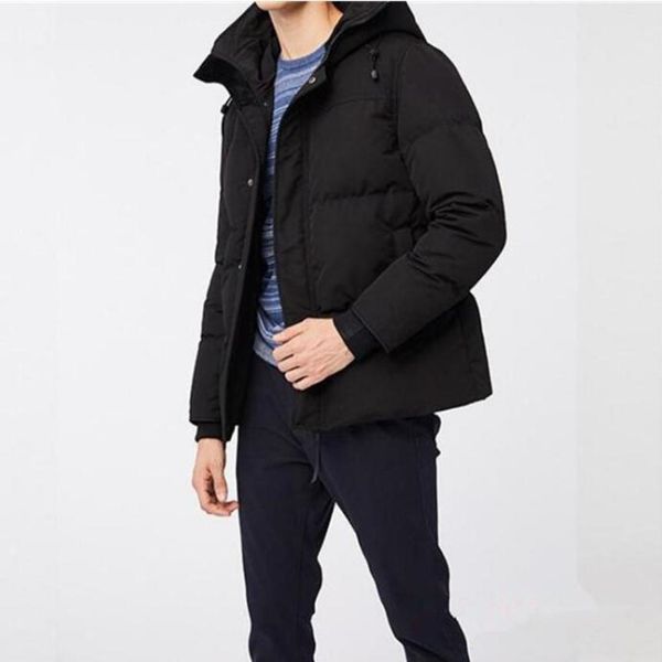 

2021ss new style men homme winter jassen chaquetas parka outerwear big fur hooded fourrure teau down ets coat hiver doudoune, Black