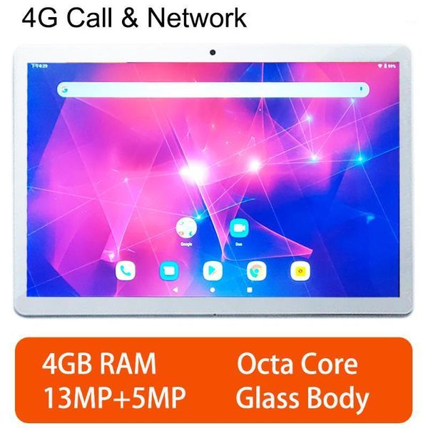 

tablet pc 2021 10.1 inch android 8.0 google play 4g phone call tablets wifi bluetooth gps 2.5d tempered glass 10 tablet1