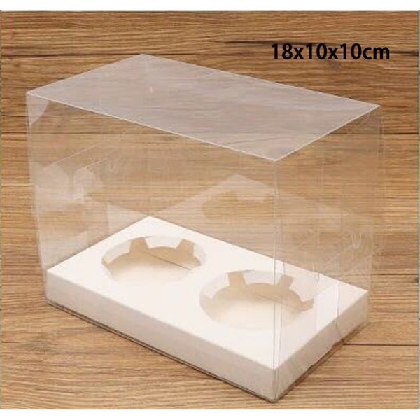 

5pcs 2 4 6 holes paper cupcake packing box muffin wedding party case holder box bread cake boxes and packaging gift box f bbyhjz