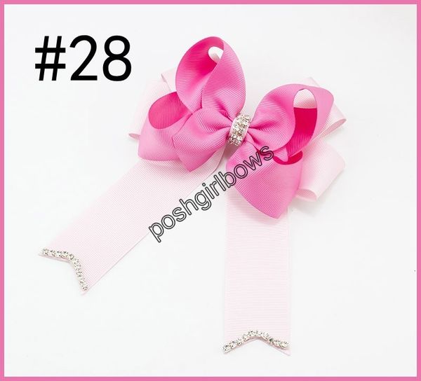 

rhinestone hair shipping cheerleading 300pcs 5''-6'' sparkle cute cheer bows