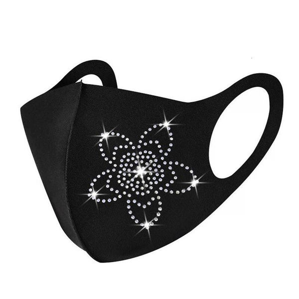 

factoryfactoynew face mask designer masks dustproof hanging ear spring and summer cotton inlaid diamond glitter ch