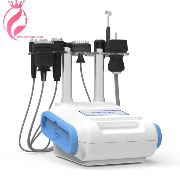 

effective 9in1 40k unoisetion cavitation cellulite vacuum roller machine rf skin tightening device body shape for women, Black;white