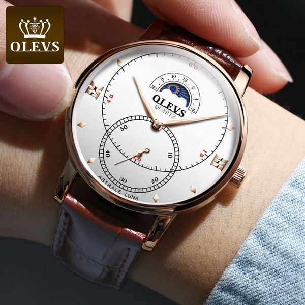 

ollis belt waterproof quartz men's watch