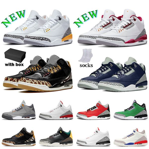 

[with box] mens women 2022 basketball shoes jumpman3s designer knicks rivals laser rrange fire red sports sneakers jumpman outdoor warking t