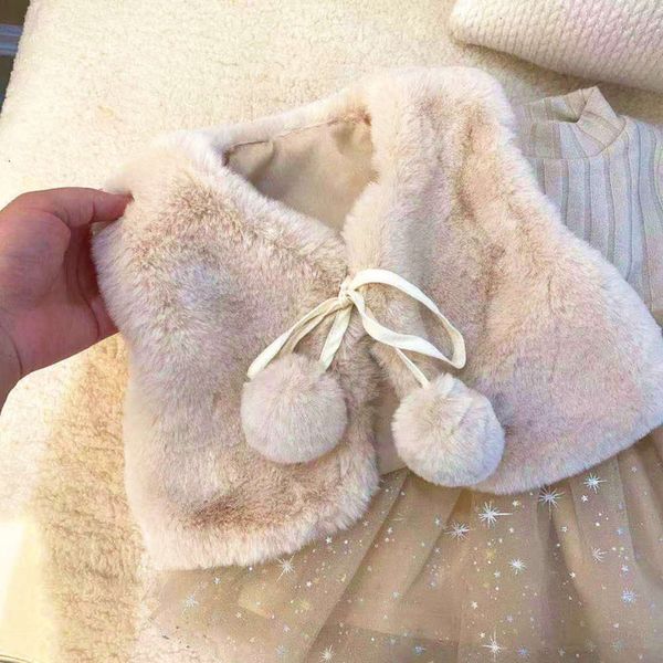 

children's wtern childhood suit girl's winter sle plush princs skirt net red drs rabbit two piece set jjn6jftzc0lo, Red;yellow