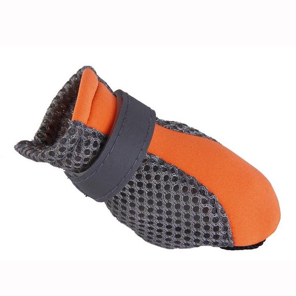 

4pcs/set quality breathable net pet dog shoes for small cats dogs puppy dog socks booties non-slip wearable soft rub wmtifb