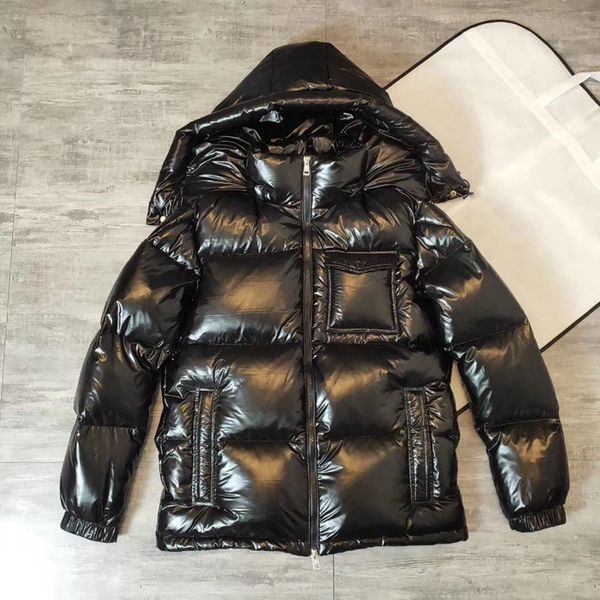 

italy m winter jacket parka men women classic casual down jacket mens stylist outdoor warm jacket ski coat outwear, Black