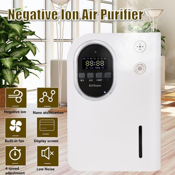 

fragrance diffuser negative ion air purifier essential oil air ionizer with timer funciton and lcd display for home office l