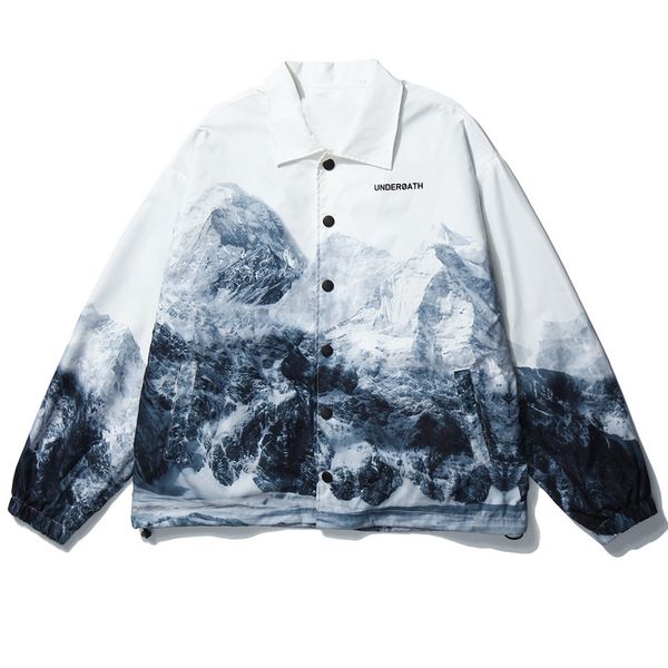 

2021 new iceberg color block jackets men hip hop streetwear casual coats autumn harajuku jacket cotton japanese windbreaker d52b, Black;brown