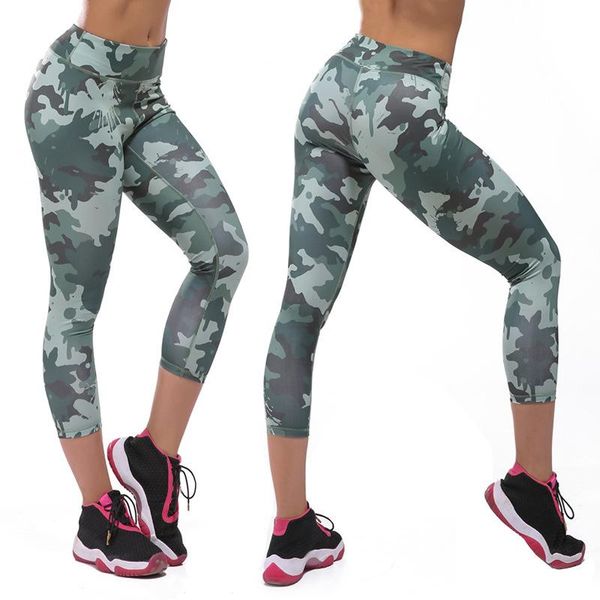 

yoga outfits women fitness pants fast running skinny tights seven points buttocks compression tight leggings, White;red