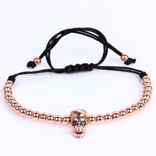 

charm bracelets anil arjandas men 24k gold pave setting cz beads braiding bracelet halloween gift, Golden;silver