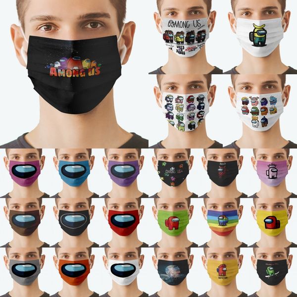 

2021 29 styles among us designer masks games party face masks washable protective masks reusable recycling mouth cover