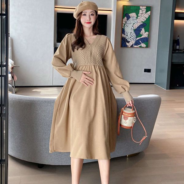 

knitting red materni winter drs net sweater skirt, White