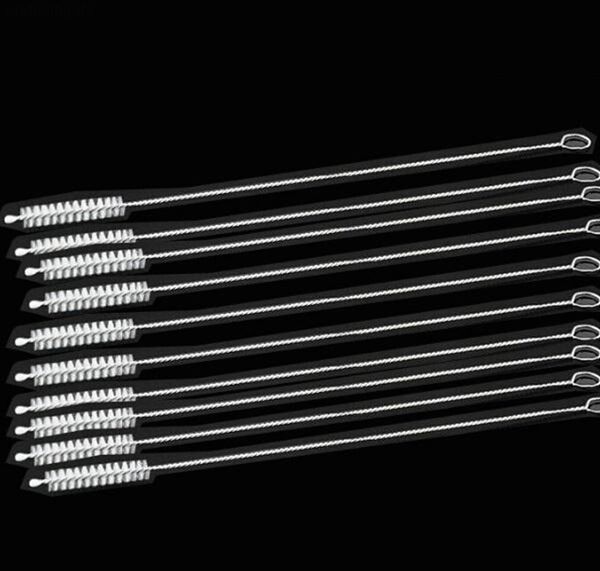 

100x pipe nylon straw cleaners cleaning brush for drinking stainless steel cleaner