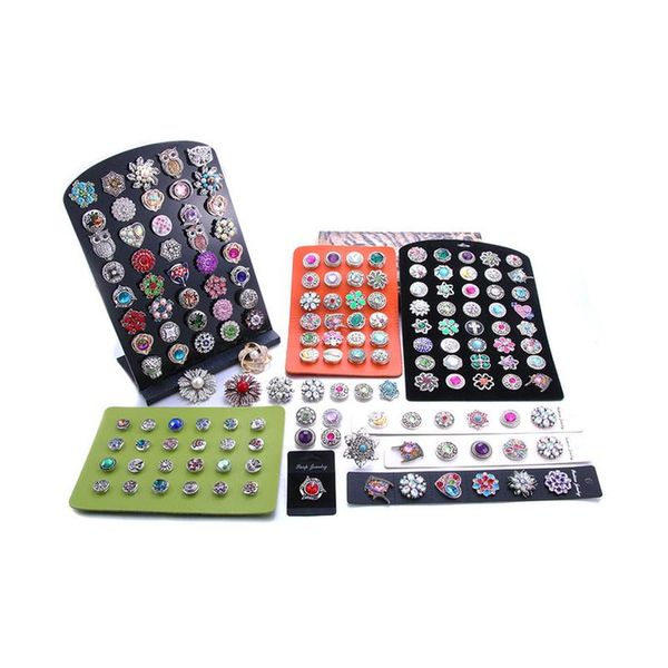 

accessories packaging & display new snap jewelry display board fit 1pcs 12mm and 18mm snap buttons jewelry htplh, Slivery;golden