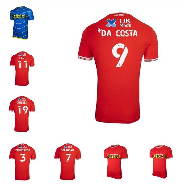 

20 21 nottingham forest thailand quality home away soccer jerseys lolley grabban 2021 watson man football shirt, Black;yellow