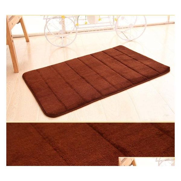 

selling 40x60cm bath mat bathroom bedroom non-slip mats memory foam rug shower carpet for bat qylcli lipper