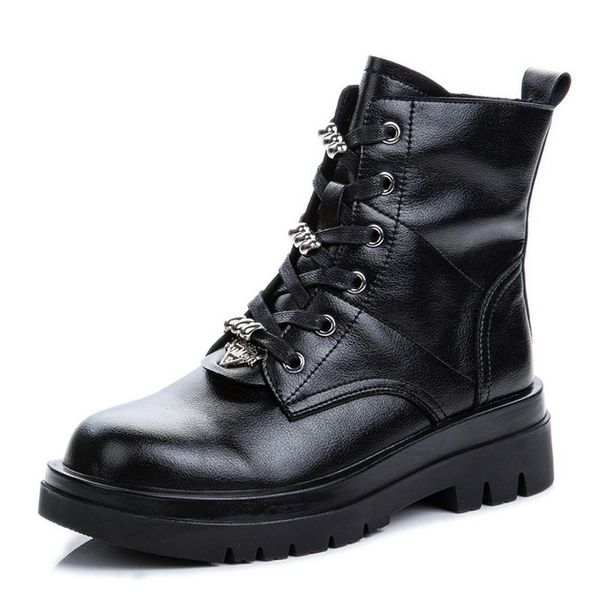 

ankle boots for womens shoes fashion black leather boots women platform shoes woman boot 2021 booties rubber bottine femmes new