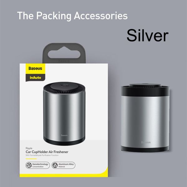 

baseus freshener diffuser metal cup holder perfume with activated carbon paste for car fragrance air freshner