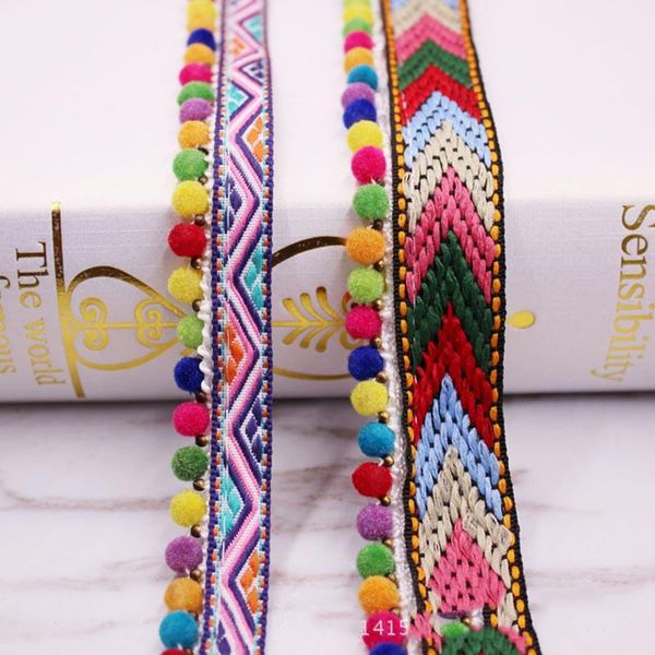 

10yards lot triangle ball lace ribbon tassel cotton tassels trimming fringes for sewing bed sheet clothes curtain decoration h wmttby