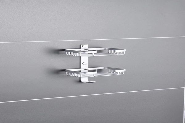 

black silvery wall mounted soap dishes soap holder soap basket bathroom accessories aluminum banheiro bath hardware wmtmnv bdesybag