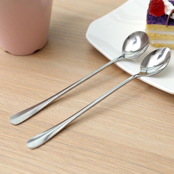 

aihogard 19cm stainless steel coffee tea stirring spoons ice dessert spoon kitchen tableware spoons h bbyvuj