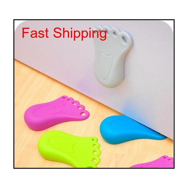 

practical kid baby cute foot shape finger safety door ser s qylcdo bdenet