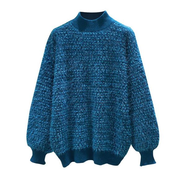 

autumn winter pullover sweater woman new plus size casual loose sweater fashion all-match quicksand outer wear sweaters women, White;black