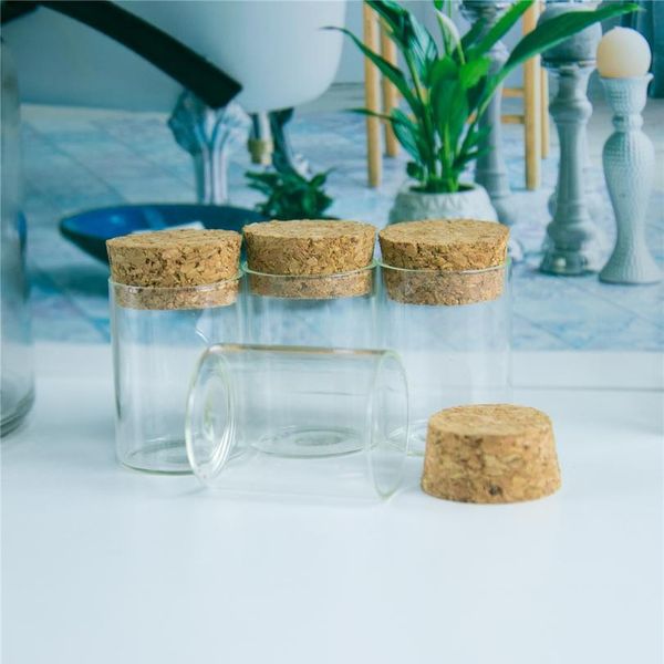 

30*40mm 15ml glass vials jars test tube with cork ser empty glass transparent clear bottles 10 jllhql