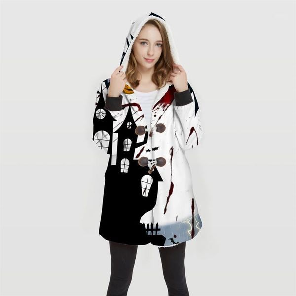 

women's jackets 3d print woman's plus size patternl convertible hoodie 100% polyester soft jacket woman customer design wy401, Black;brown