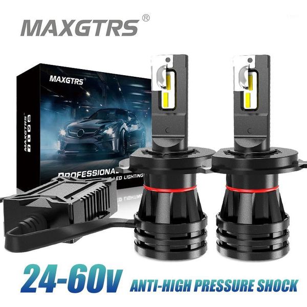 

car headlights 2x 24v truck led headlight bulbs h4 hi/lo h7 h11 super bright 12000lm 9005 9006 replace lorry/camion lights1