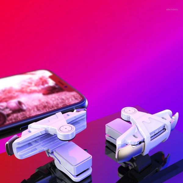 

mobile game controller gamepad trigger aim button l1 r1 shooter joystick for for android games pad accessoriesn1