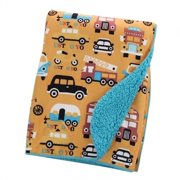 

bedding fleece super soft short plush baby 102*76cm newborn receiving children blanket 320g y201009