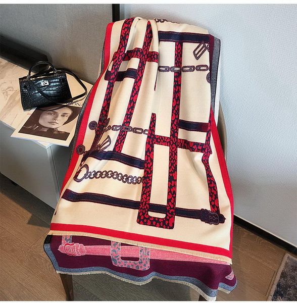 

scarf for women brand long womans shawl high qualtiy wool cashmere scarves for womanmen scarf luxurys designers bags echarpe, Blue;gray