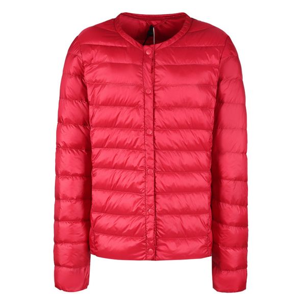 

newbang feather coat ultra light down jacket women lightweight portable slim female windbreaker collarless coat warm linner c1204, Black