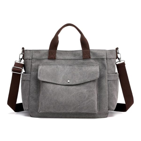 

shoulder bags outdoor women handbag tote ladies fashion canvas bag casual large capacity multi pockets #srn