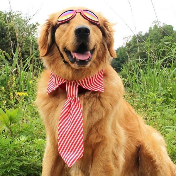 

1pc lovely hansome elastic england style dog puppy cat pet adorable grooming bow collar tie wedding party decoration necktie1