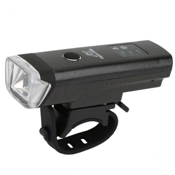 

usb rechargeable bicycle light smart intelligent front head lamp road bike handlebar led sensor cycling floodlight