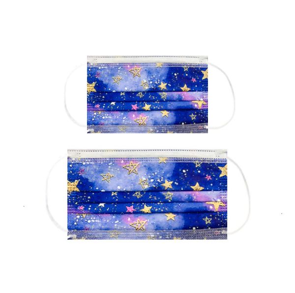 

factorymask starry sky anti-dust fashion designer multicolor protective men women disposable face mask man wom 2 i5h0n