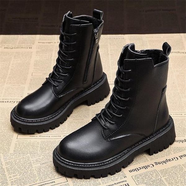 

riding 2021 new winter women's shoes more velvet warmth fashion snow boots cms7, Black