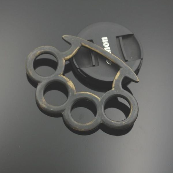 

10pcs thin steel single finger buckle hand buckle finger tiger self-defense finger tiger broken window hand buckle hand brace punch 11pur464